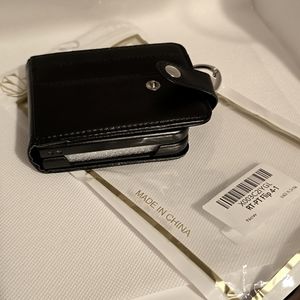 Samsung Galaxy Black Flip 4 Case Wallet